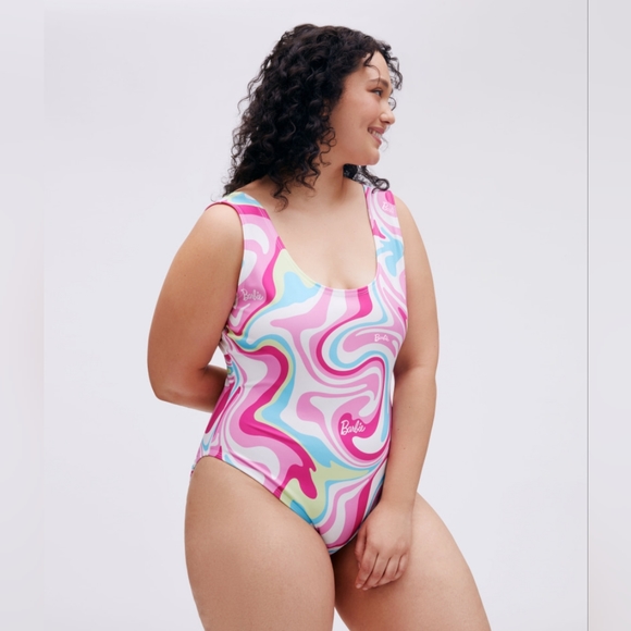 BNWT Barbie™ 80’s Swirl Bodysuit (large) - Picture 1 of 7